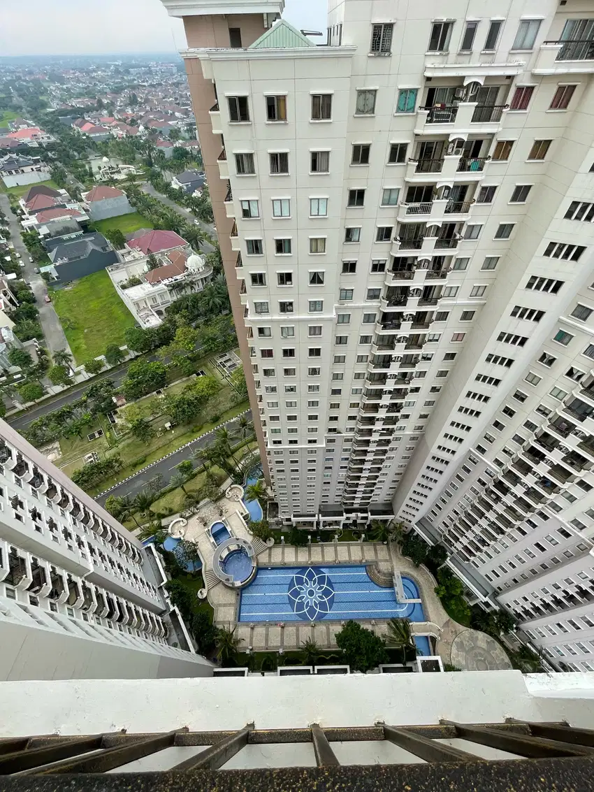 Langka 3Br Apartman Waterplace Tower F Lantai 28 Furnish