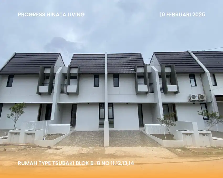Type 56/80 rumah 2 lantai. Hinata Living Kopo
