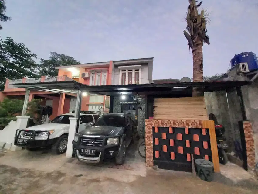 RUMAH MURAH DI DEPOK DALAM PERUMAHAN, 3 KAMAR TIDUR, SEMI FURNISHED