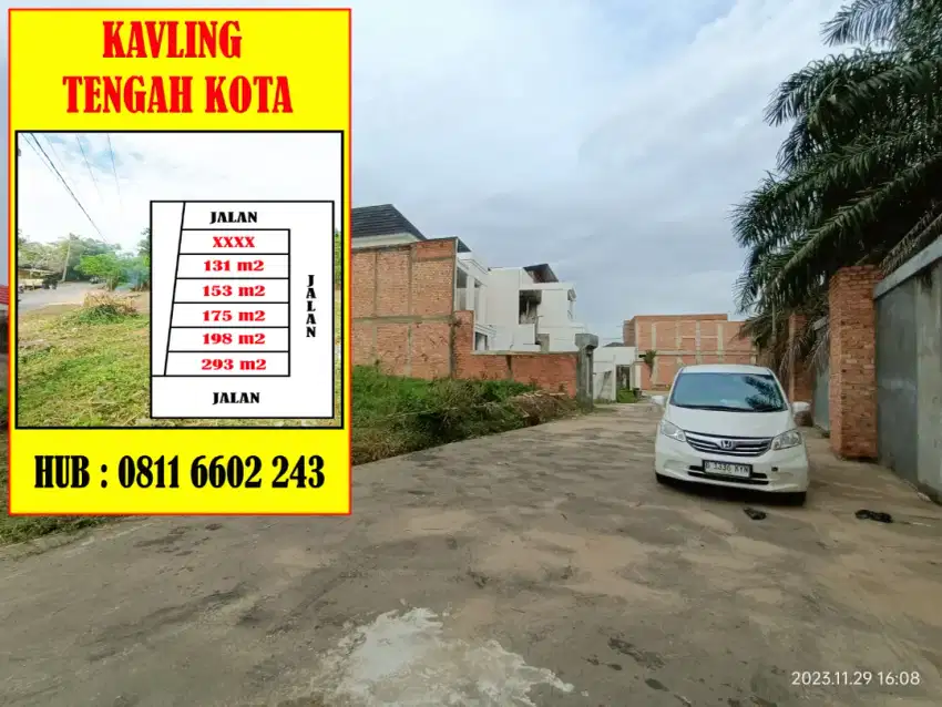 LEBAR JALAN 9 METER KAVLING MEWAH SANGAT STRATEGIS DI PUSAT KOTA JAMBI