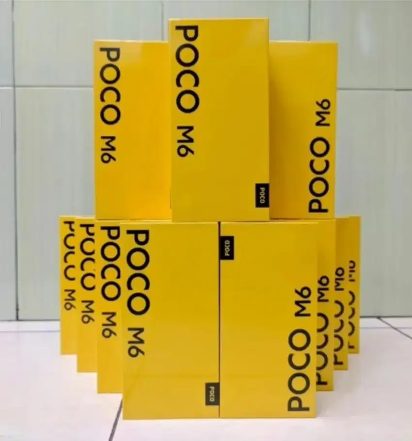 Murah new poco M6 8/256 resmi, bs kirim ke rmh anda