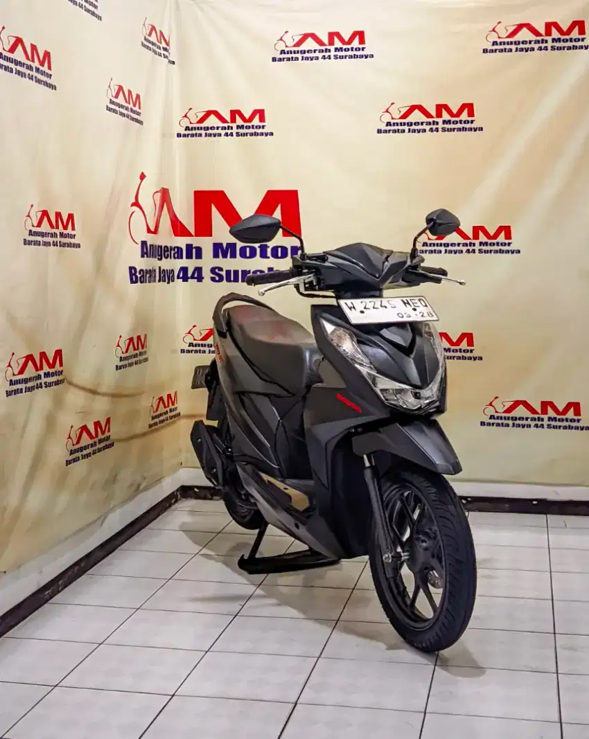 Mulus Honda Beat Deluxe tahun 2023 Hitam doff