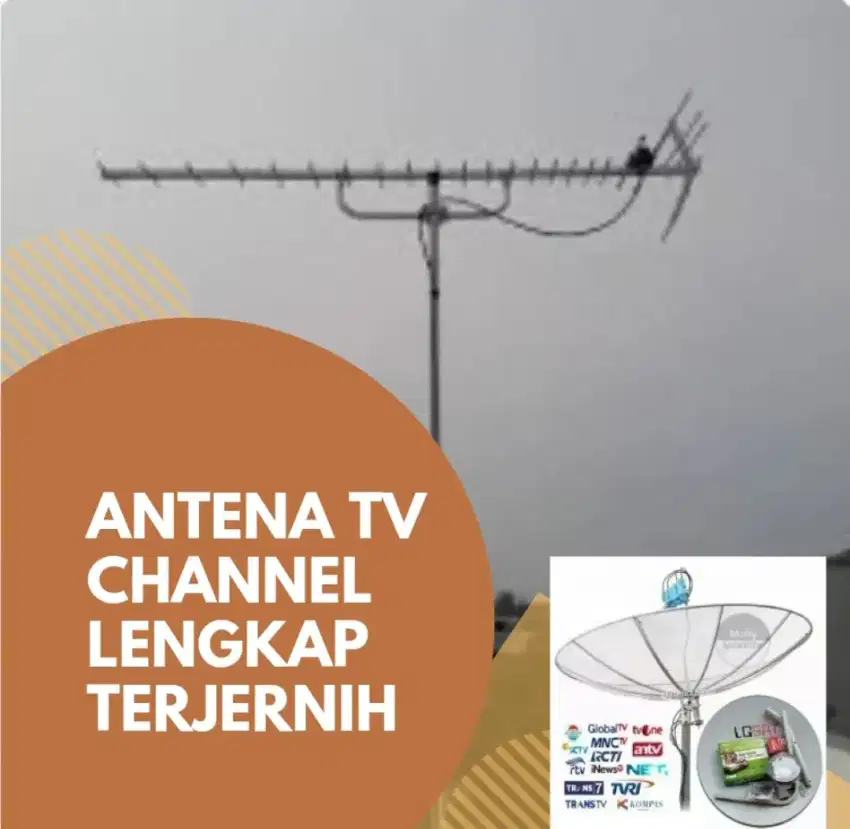 Ahli jasa pasang antena TV digital service parabola dan camera CCTV