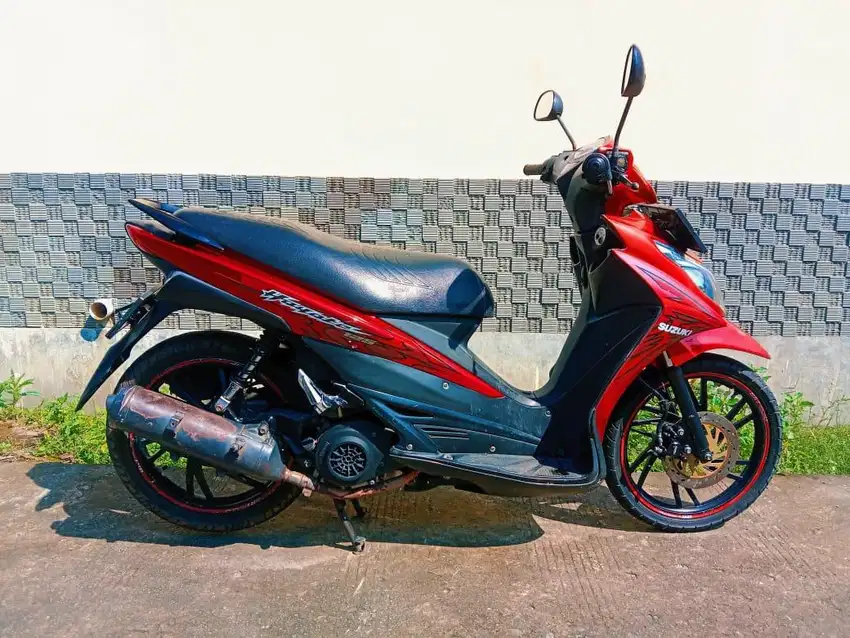 58@: B DEPOK PAJAK ON,SUZUKI HAYATE125CC MERAH
