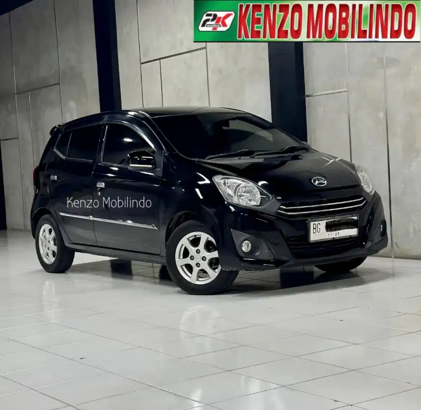 [Dp 5Jt] Ayla 1.0 MT 2017 facelift hitam,km rendah istimewah