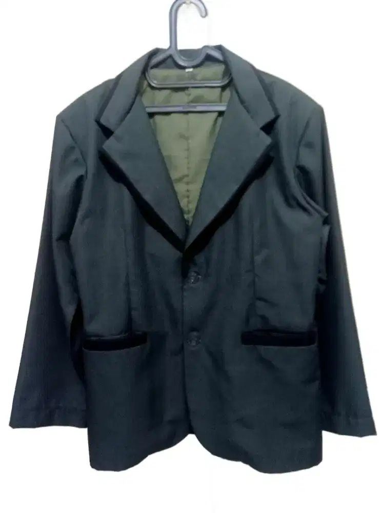 Jas Almamater Jas Casual Blazer Pria Wanita