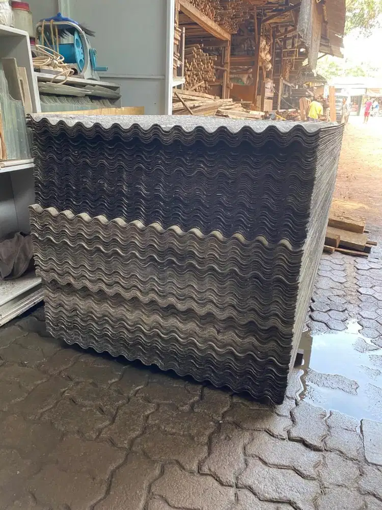 Asbes gelombang kecil kualitas bagus kondisi bekas