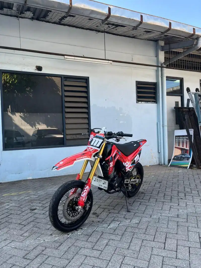 dijual CRF150L tahun 2018 modif supermoto