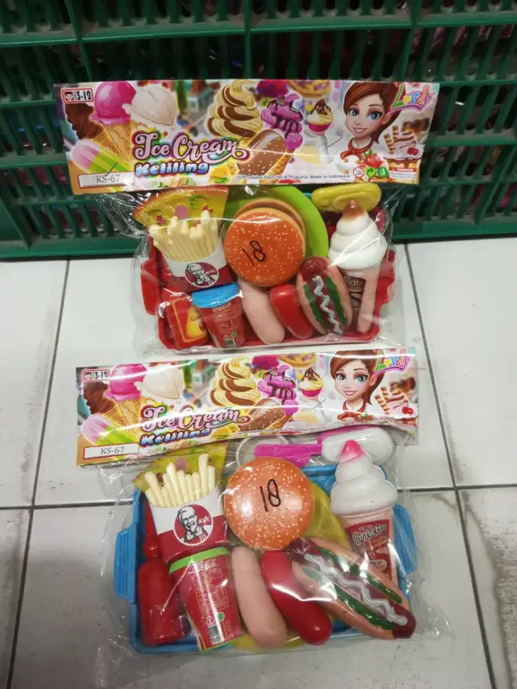 Mainan anak masak ice cream keliling