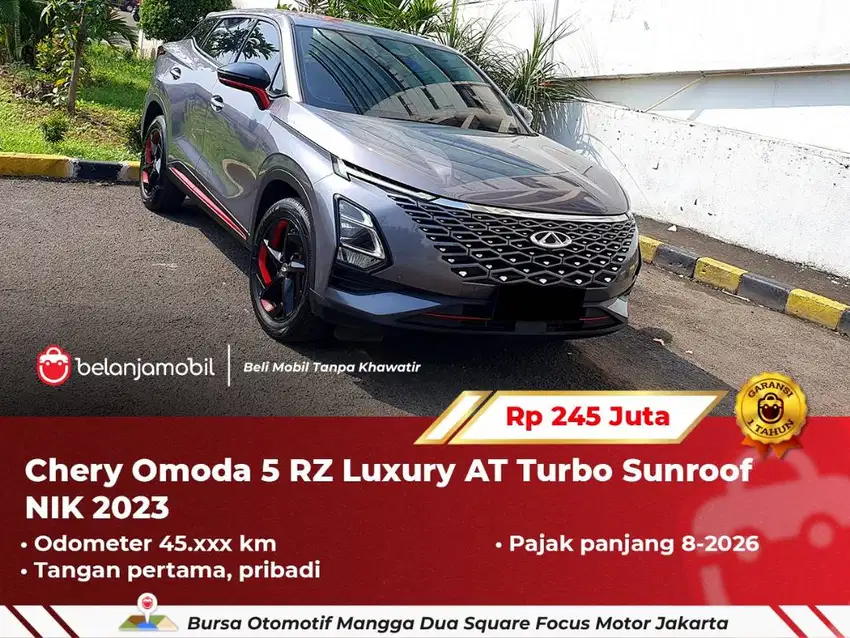[ PAJAK PANJANG ] Chery Omoda 5 RZ Luxury AT Turbo Sunroof 2023/2024