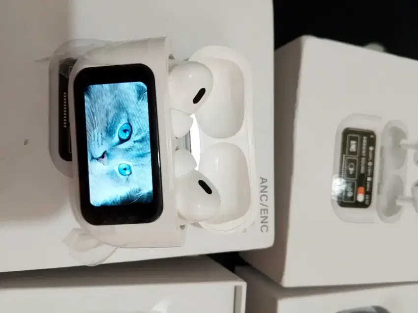 Henset bluetooth LCD layar