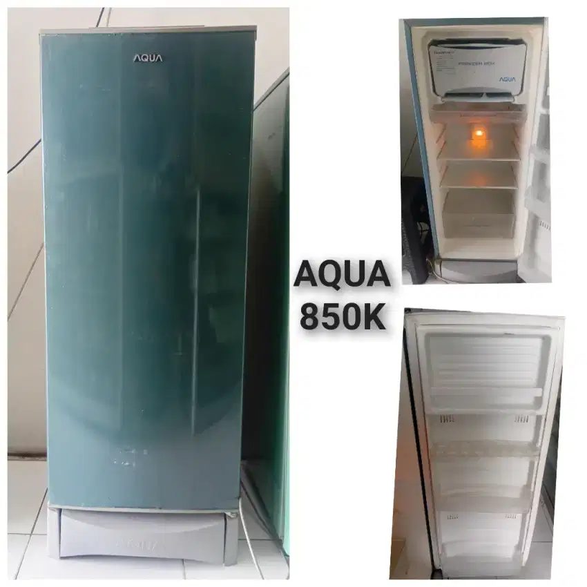Kulkas AQUA bekas bergaransi
