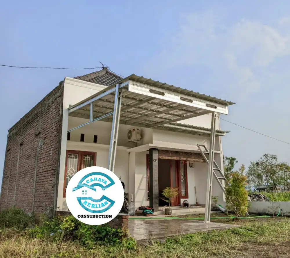 teras anda panas? yuk pasang kanopi baja ringan terpasang murah