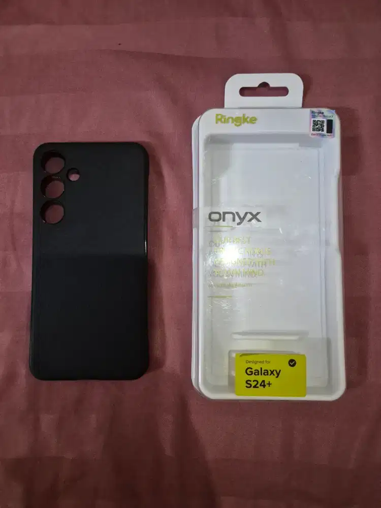 Case Samsung Galaxy S24+ Plus Merk Ringke Onyx Warna Hitam