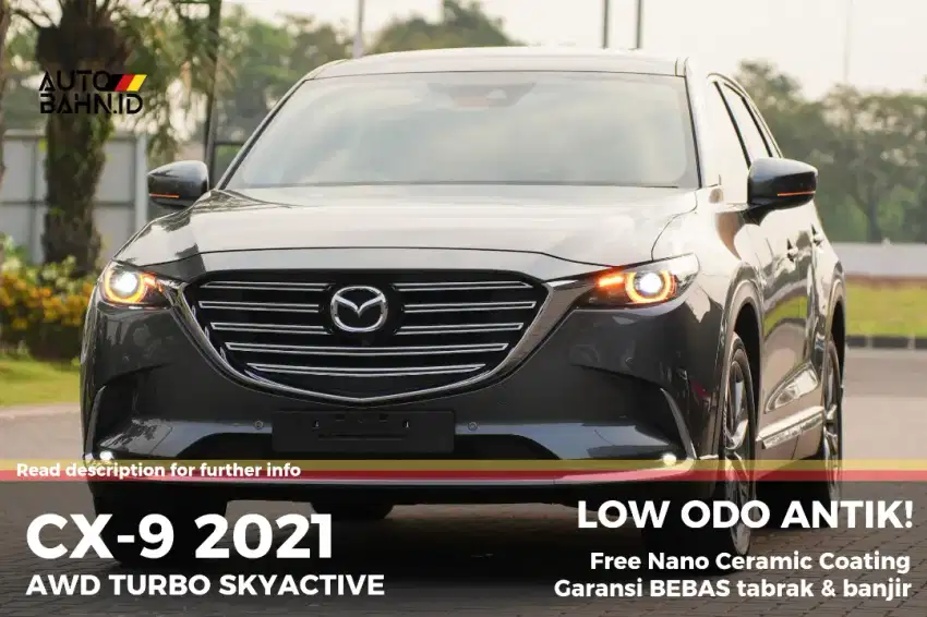 TERMURAH DI PASARAN! Mazda CX-9 2.5L AWD Turbo Skyactiv G 2021