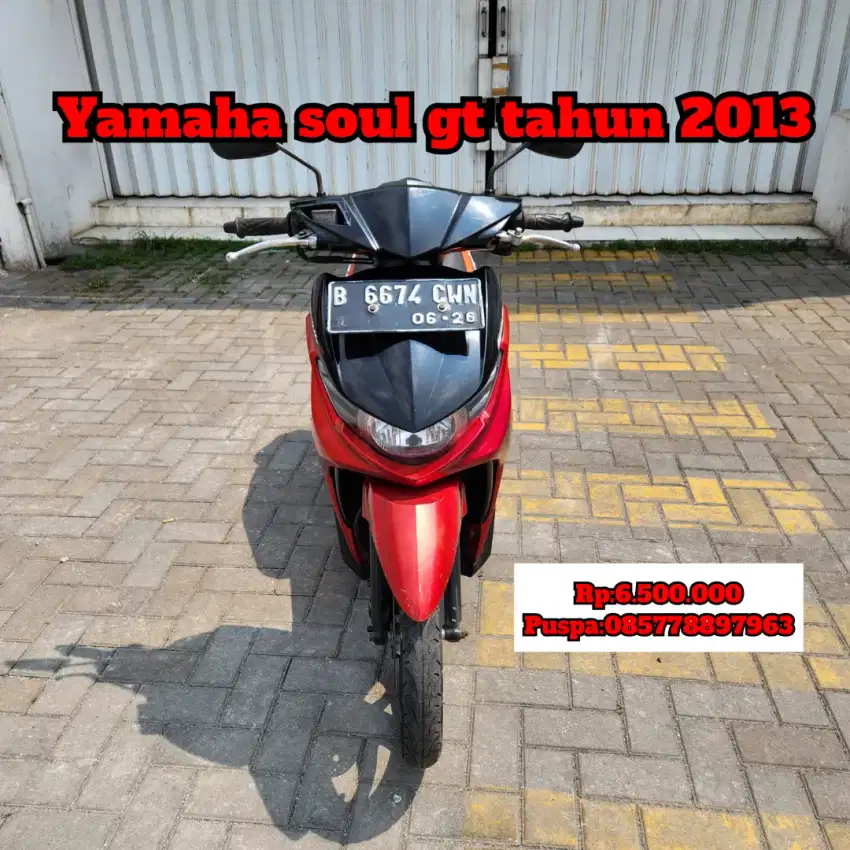 Yamaha soul gt tahun 2013 cash