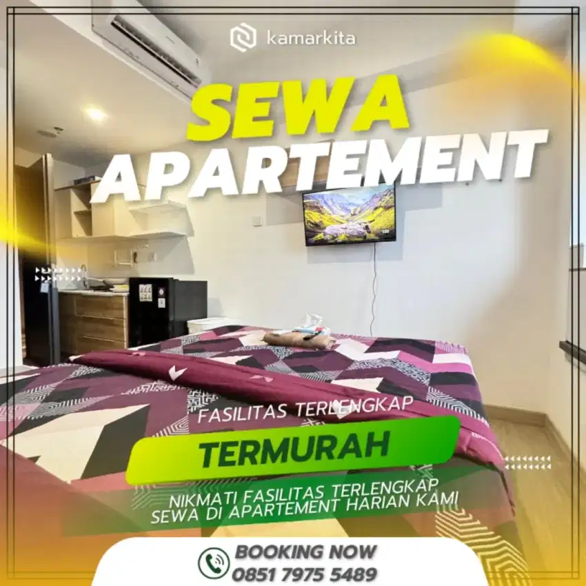 Sewa Apartemen Tangerang TREEPARK Harian/Transit Termurah