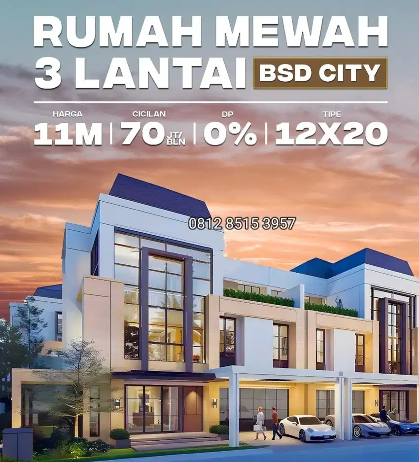 CLUSTER TRESOR BSD CITY high end CBD bsd city 14M type montez 17x20
