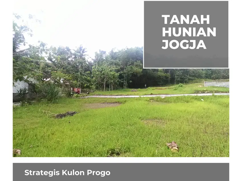 Tanah Dijual, Nyaman Huni, Area Perumahan Kulon Progo