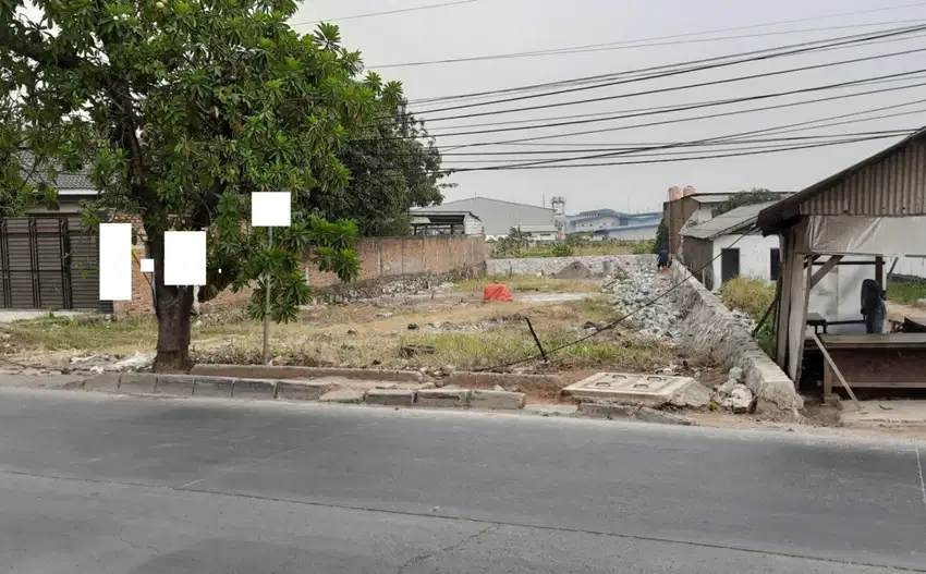 Disewakan Tanah Strategis Di Pinggir Jl Raya Lemah Abang Cikarang