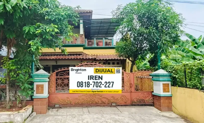 RUMAH MAKASAR JAKARTA BANGUNAN 2 LANTAI FULL SEMI FURNISH