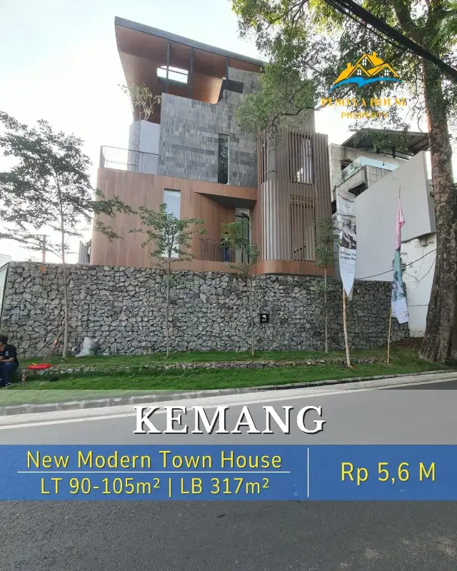 Rumah Baru Modern Townhouse di kemang