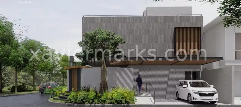 Rumah Proses Pembangunan The Avani Cluster Chadna BSD City Tangerang