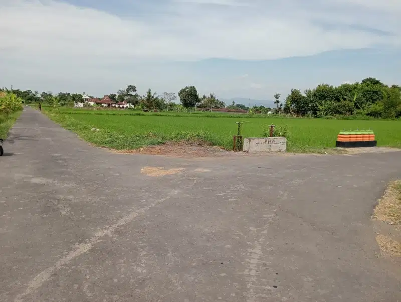Dijual Tanah Sawah View Merapi Selomartani