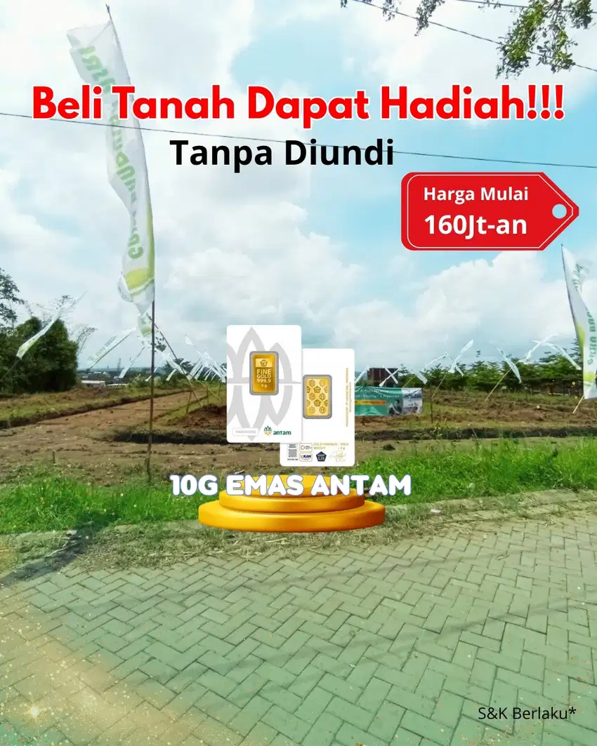 Dijual Tanah Malang Murah Bandulan