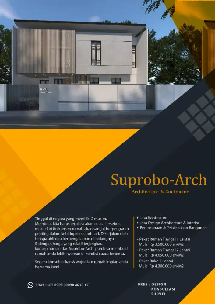 Suprobo-Arch ARCHITECTURE & CONTRACTOR