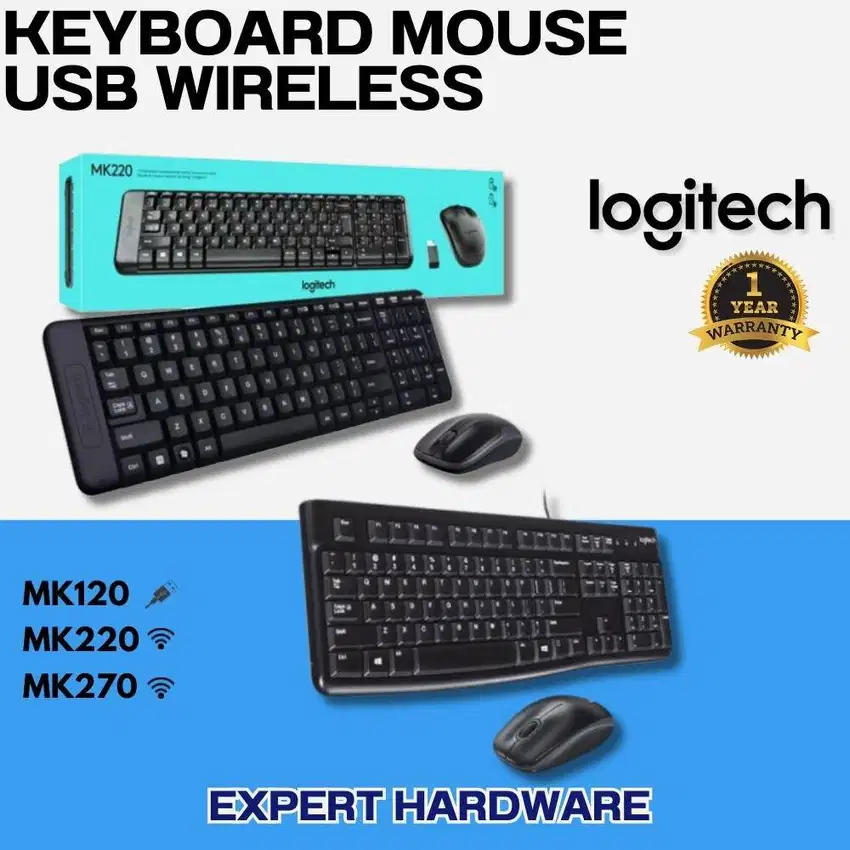 LOGITECH MK220 KEYBOARD MOUSE WIRELESS