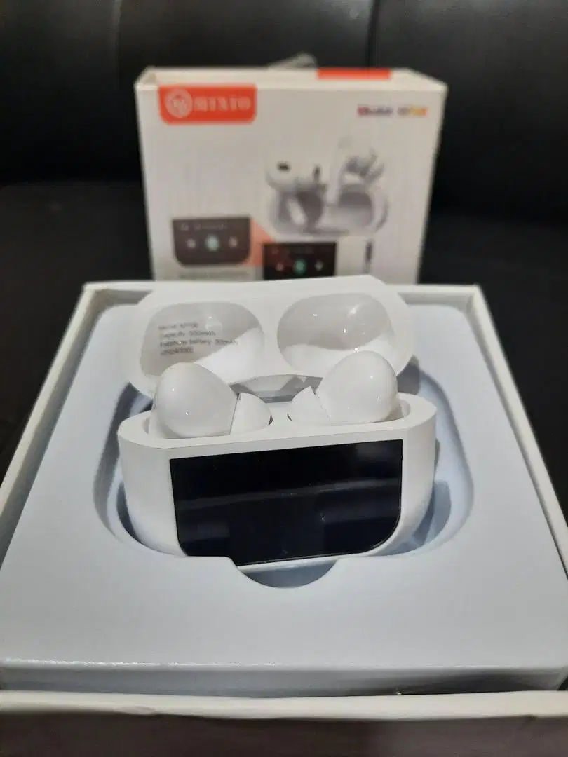 MIXIO MT-08 LCD ANC TWS Bluetooth Earphone - Smart Touchscreen