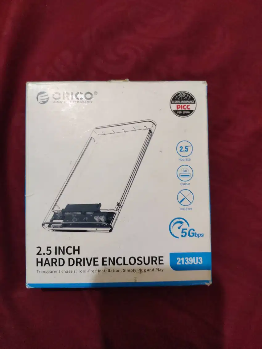 Orico HDD Enclosure 2.5 Casing Hard Disk External Laptop
