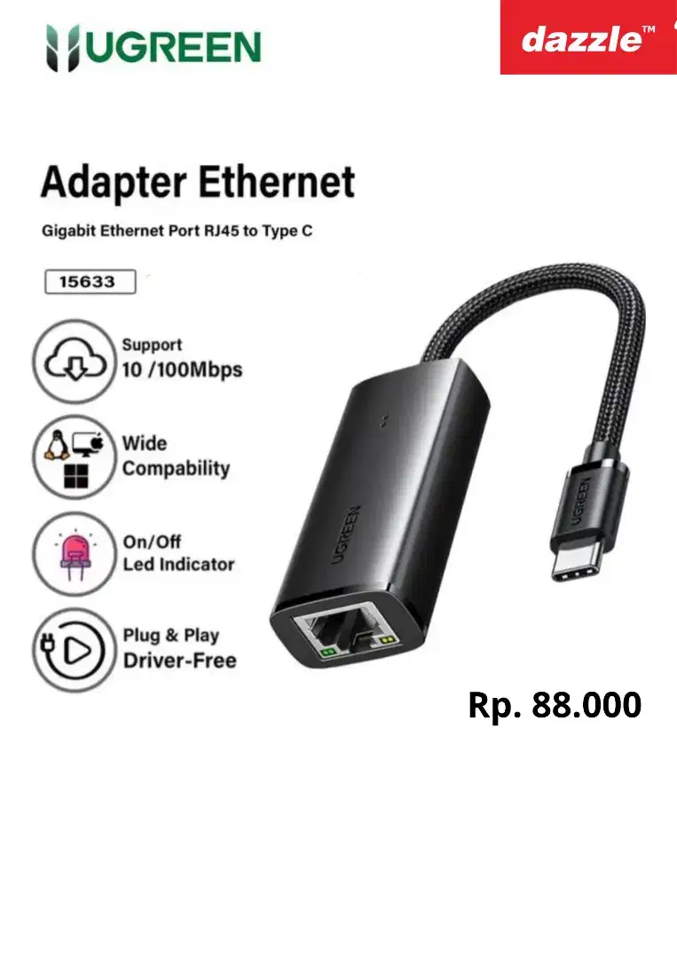 Ethernet C to LAN ugreen