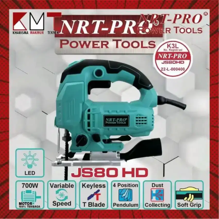JIGSAW / GERGAJI TRIPLEK LED JS 80 HD NRT-PRO