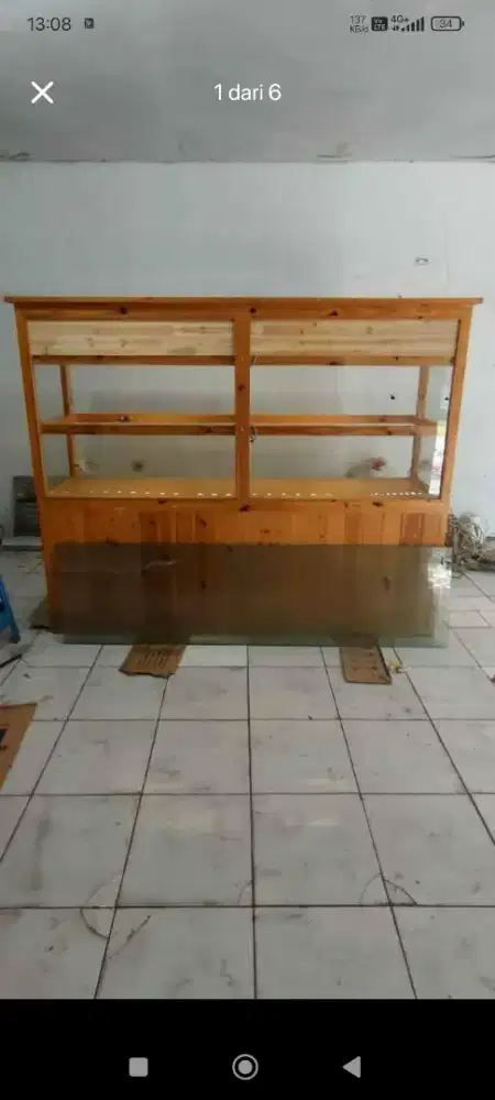 DIJUAL ETALASE  BEKAS DAGANGAN