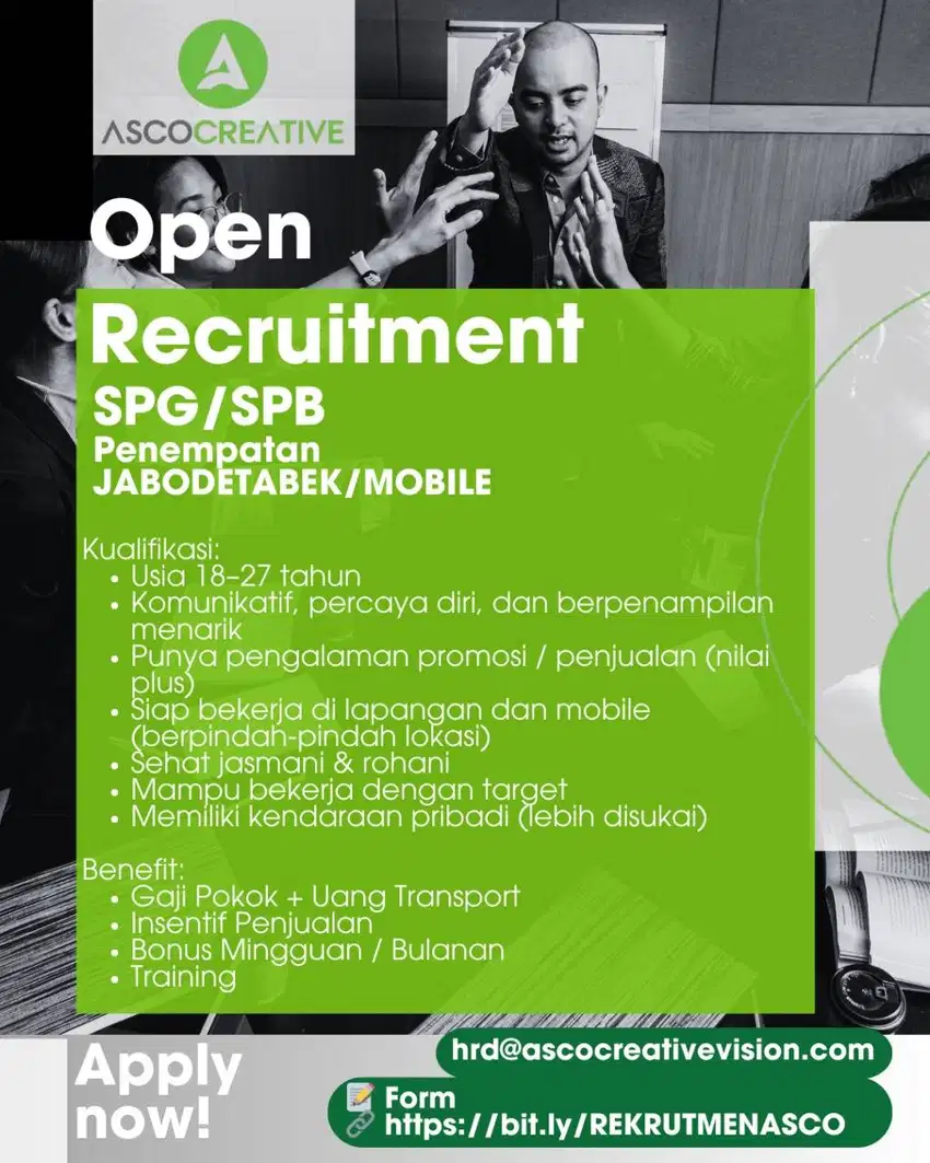 OPEN RECRUITMENT SPG/SPB
