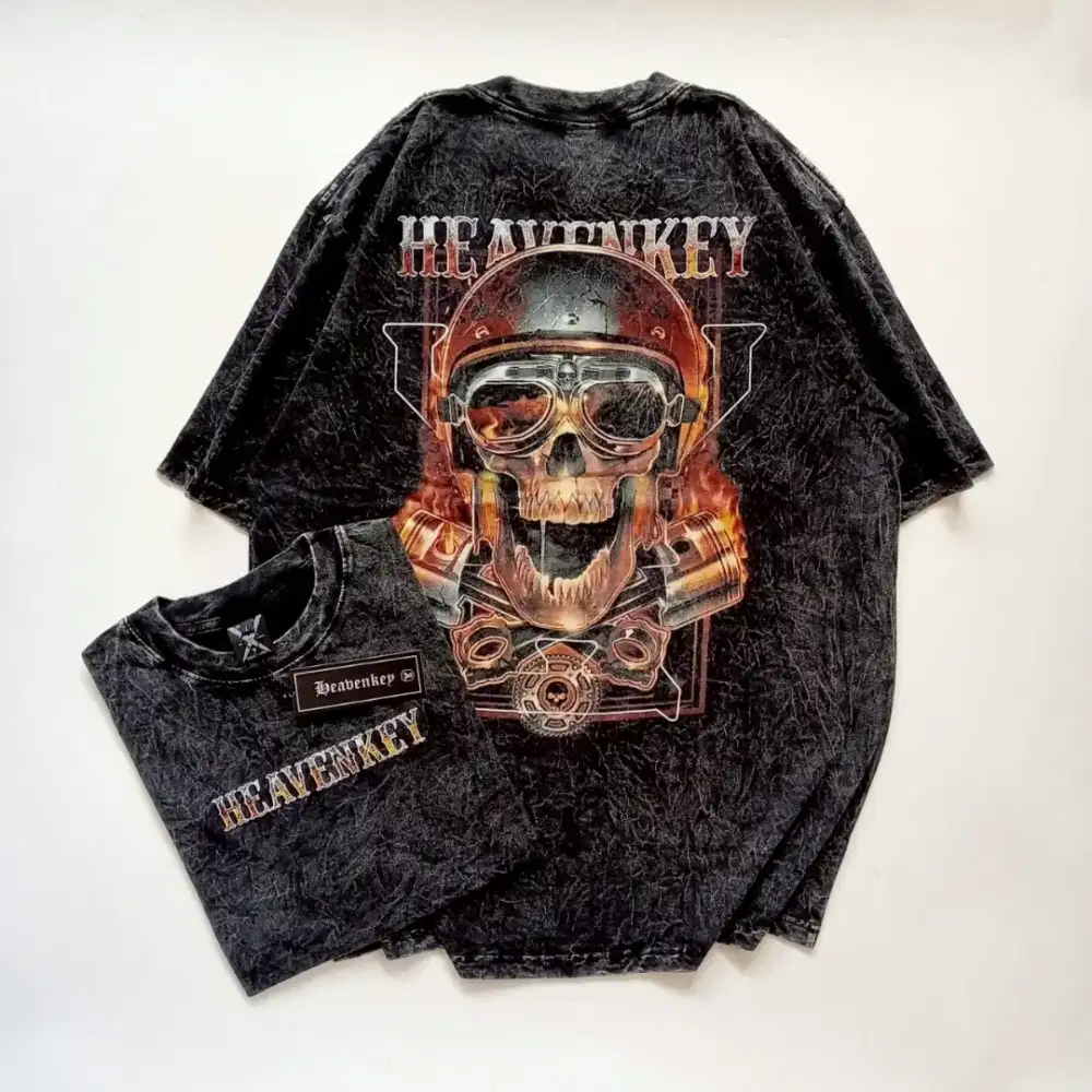 Kaos Baju Pria / Kaos Cowok / Baju Washing / Kaos Distro / Kaos Metal