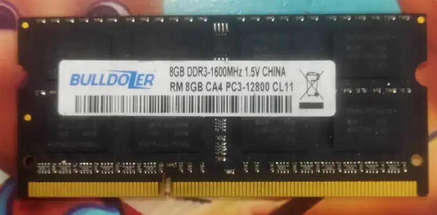 RAM sodimm DDR3 8Gb