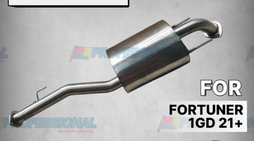 Dijual Muffler Bekas 1GD Merk R speed Fortuner 2.8