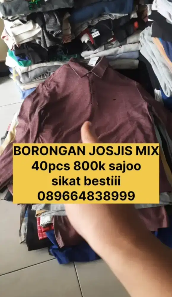 Jual borongan paket usaha kaos baju kemeja