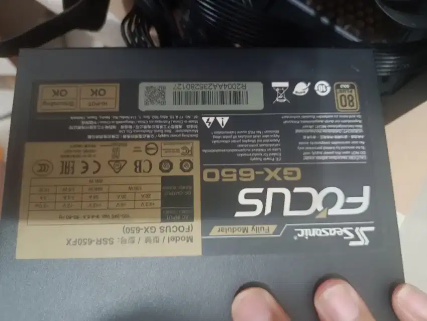 PSU seasonic Focus GX - 650 Gold