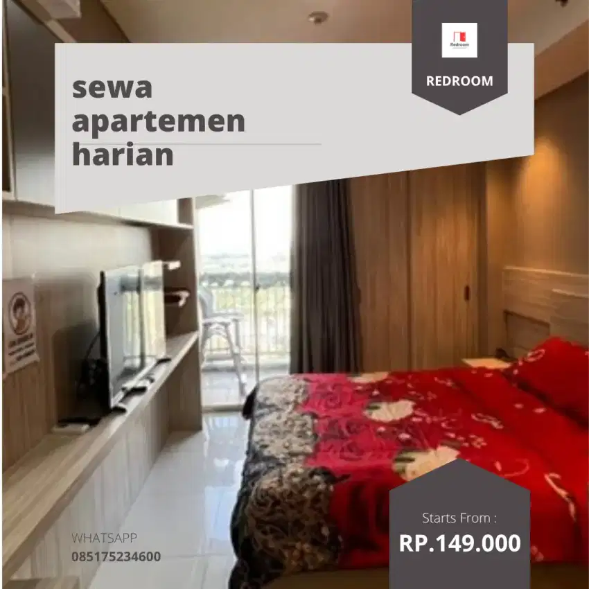 Sewa apartemen harian Patraland urbano Bekasi
