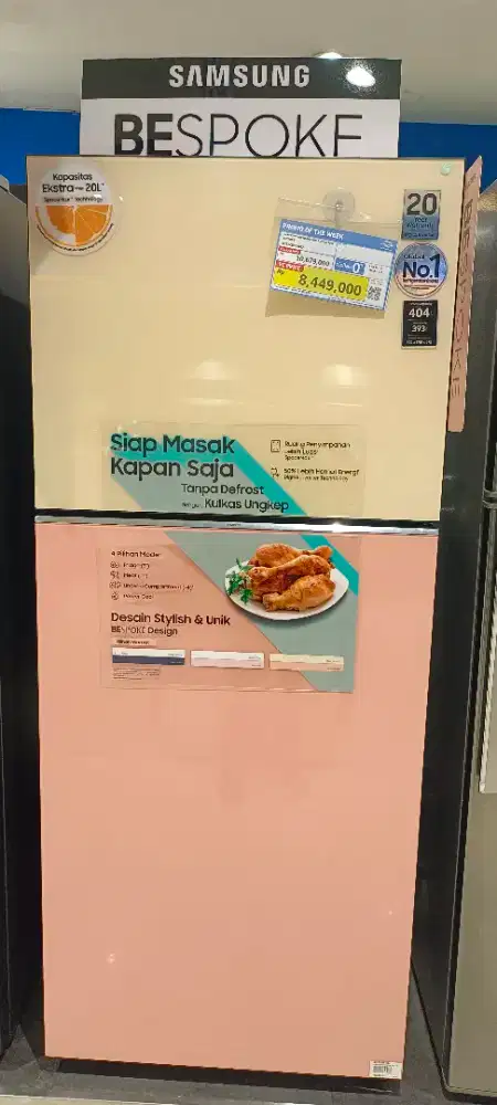 Kulkas Samsung 2 Pintu 393L Bespoke (Kredit Tanpa DP)