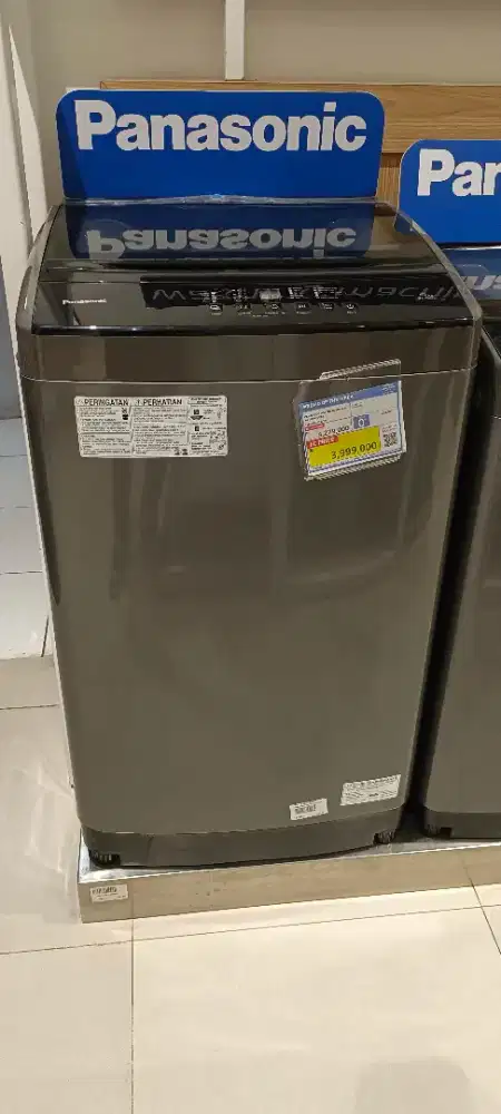 Mesin Cuci Panasonic Top Loading 9Kg Dark Gray (Kredit Tanpa DP)