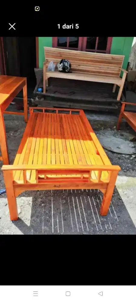 bale2 tangga tirai kursi bambu dll
