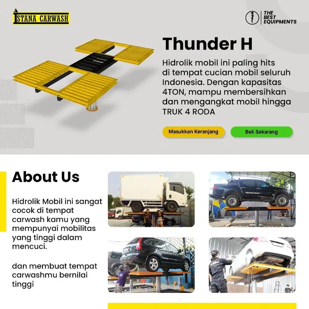 Hidrolik Cuci Mobil