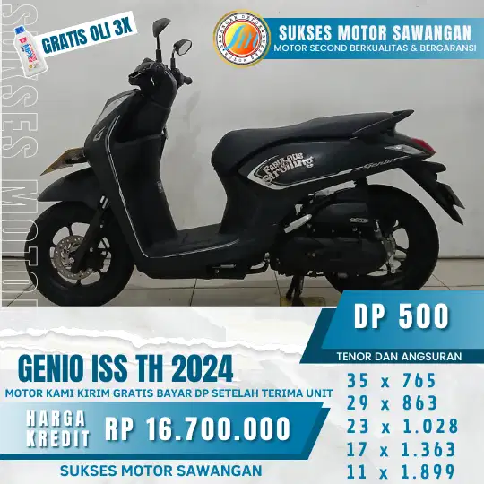 DAPATKAN CASHBACK DAN GARANSI SERVICE 1 THN ,GENIO ISS TH 2024