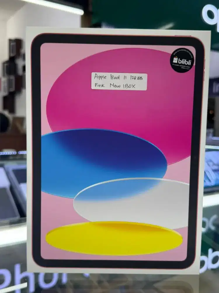 Apple iPad 11 128GB Pink Wifi BNIB Segel IBOX Resmi IBOX