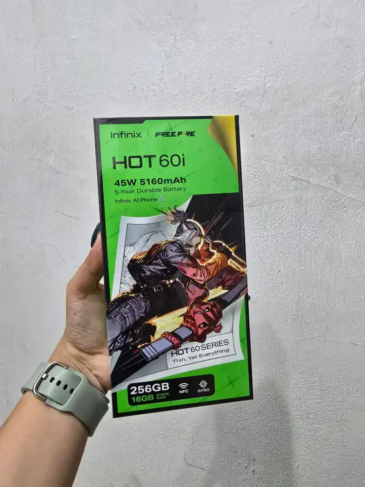 New rilis infinix hot 60i 8+8/256Gb baterai besar 5160mAh 45wAt